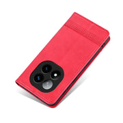 For Redmi Note 14 Pro+ 5G AZNS Magnetic Calf Texture Flip Leather Phone Case(Red)
