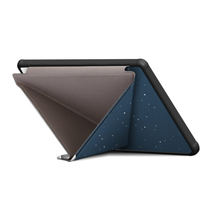 For Kobo Libra Colour 2024 Solid Color Deformation TPU Leather Smart Tablet Case(Lazy Cat)