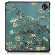 For Kobo Libra Colour 2024 Solid Color Deformation TPU Leather Smart Tablet Case(Apricot)