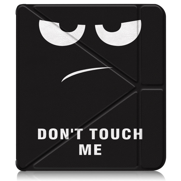 For Kobo Libra Colour 2024 Solid Color Deformation TPU Leather Smart Tablet Case(Big Eyes)