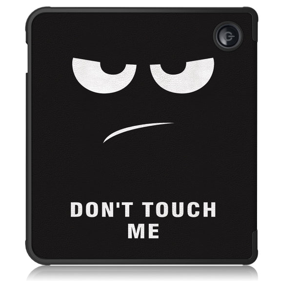 For Kobo Libra Colour 2024 Solid Color Deformation TPU Leather Smart Tablet Case(Big Eyes)