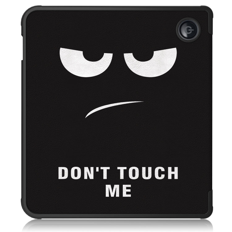 For Kobo Libra Colour 2024 Solid Color Deformation TPU Leather Smart Tablet Case(Big Eyes)