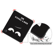 For Kobo Libra Colour 2024 Solid Color Deformation TPU Leather Smart Tablet Case(Big Eyes)