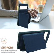 For Google Pixel 9 Pro XL Solid Color Metal Buckle Card Slots Bag Phone Case(Blue)