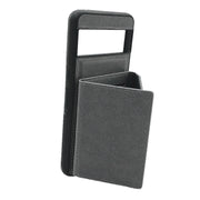 For Google Pixel 9 Pro XL Solid Color Metal Buckle Card Slots Bag Phone Case(Grey)
