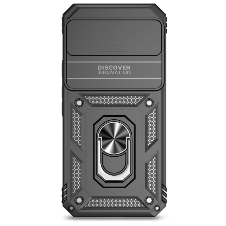 For Google Pixel 9 Pro Sliding Camshield Holder Phone Case(Black)
