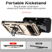 For Google Pixel 9 Pro Sliding Camshield Holder Phone Case(Gold)