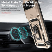 For Google Pixel 9 Pro Sliding Camshield Holder Phone Case(Gold)