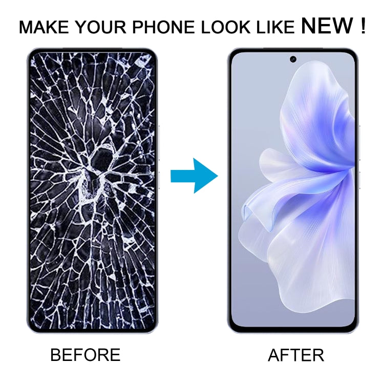 For vivo S18e V2334A Original AMOLED LCD Screen with Digitizer Full Assembly