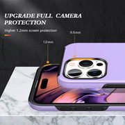For iPhone 16 Magnetic Ring Holder Phone Case(Purple)