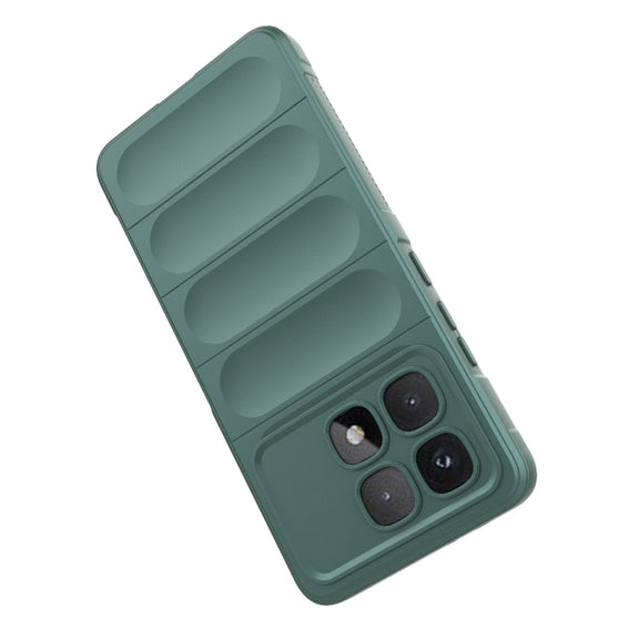 For Redmi K70 Ultra Global Magic Shield TPU + Flannel Phone Case(Grey)