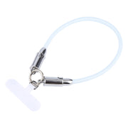 USB-C / Type-C to 8 Pin Data Cable Phone Anti-lost Short Lanyard, Length: 30cm(Blue Braid)