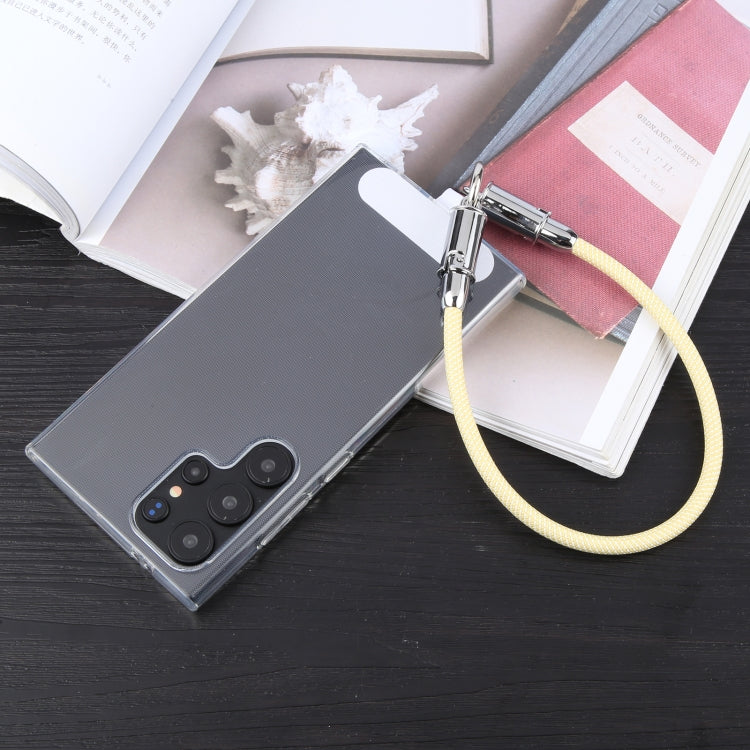 USB-C / Type-C to 8 Pin Data Cable Phone Anti-lost Short Lanyard, Length: 30cm(Pink Braid)
