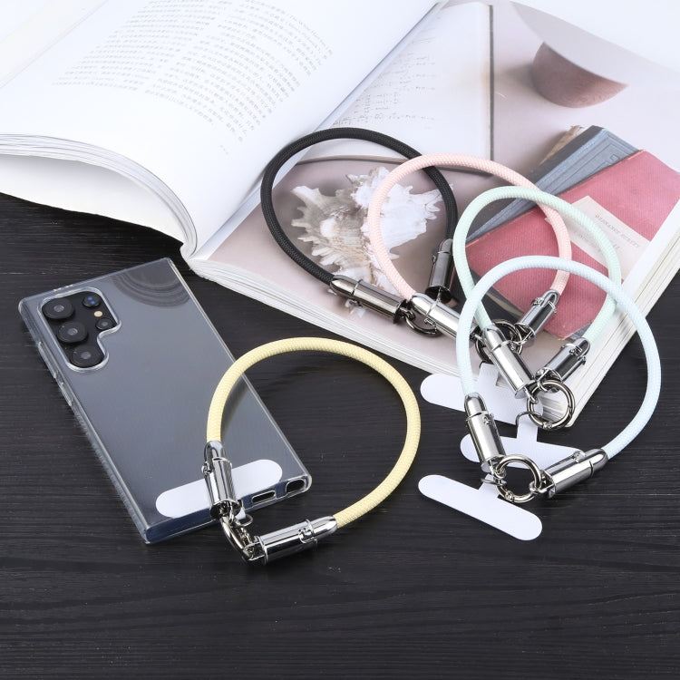 USB-C / Type-C to 8 Pin Data Cable Phone Anti-lost Short Lanyard, Length: 30cm(Blue Braid)