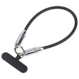 USB-C / Type-C to Type-C Data Cable Phone Anti-lost Short Lanyard, Length: 30cm(Black Silicone) - USB-C & Type-C Cable by PMc TechLife | Online Shopping South Africa | PMc TechLife | Buy Now Pay Later Mobicred