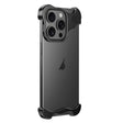For iPhone 12 Pro Aromatherapy Alloy Frameless Phone Case(Black) - iPhone 12 / 12 Pro Cases by PMC TechLife | Online Shopping South Africa | PMC TechLife | Buy Now Pay Later Mobicred