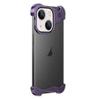 For iPhone 13 Aromatherapy Alloy Frameless Phone Case(Purple) - iPhone 13 Cases by PMC TechLife | Online Shopping South Africa | PMC TechLife | Buy Now Pay Later Mobicred