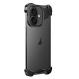 For iPhone 16 Plus Aromatherapy Alloy Frameless Phone Case(Black) - iPhone 16 Plus Cases by PMC Jewellery | Online Shopping South Africa | PMC Jewellery | Buy Now Pay Later Mobicred