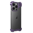 For iPhone 16 Pro Max Aromatherapy Alloy Frameless Phone Case(Purple) - free shipping - PMC Jewellery - Order now!