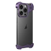 For iPhone 16 Pro Max Aromatherapy Alloy Frameless Phone Case(Purple)