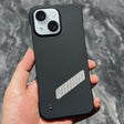 For iPhone 15 Carbon Fiber Frameless Cooling Phone Case(Silver) - iPhone 15 Cases by PMC TechLife | Online Shopping South Africa | PMC TechLife | Buy Now Pay Later Mobicred