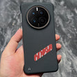 For Huawei Mate 50 Carbon Fiber Frameless Cooling Phone Case(Red) - Huawei Cases by PMC TechLife | Online Shopping South Africa | PMC TechLife | Buy Now Pay Later Mobicred