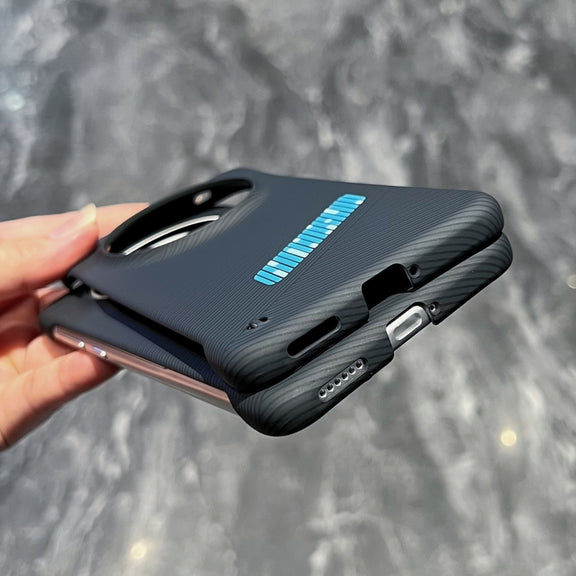 For Huawei Mate 40 Pro Carbon Fiber Frameless Cooling Phone Case(Blue)