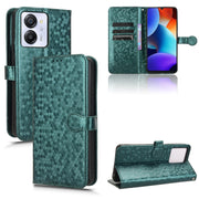 For Blackview Oscal Modern 8 / Color 8 Honeycomb Dot Texture Leather Phone Case(Green)