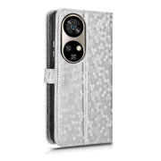 For Ulefone Note 17 Pro Honeycomb Dot Texture Leather Phone Case(Silver)