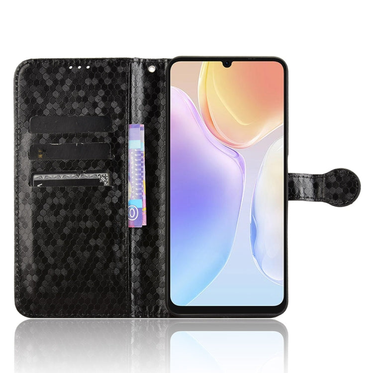 For Ulefone Note 20 Pro Honeycomb Dot Texture Leather Phone Case(Black)