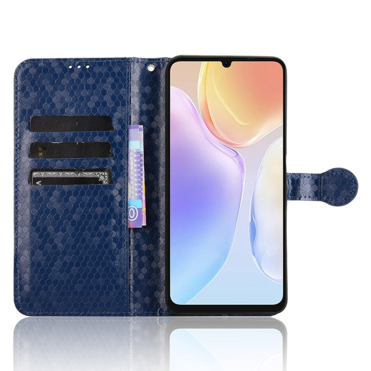 For Ulefone Note 20 Pro Honeycomb Dot Texture Leather Phone Case(Blue)