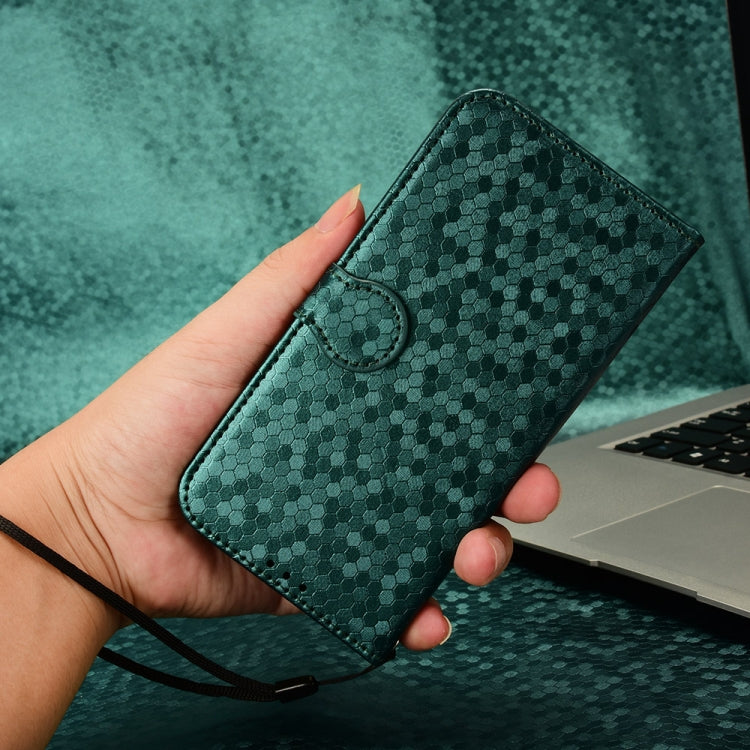 For Ulefone Note 20 Pro Honeycomb Dot Texture Leather Phone Case(Green)