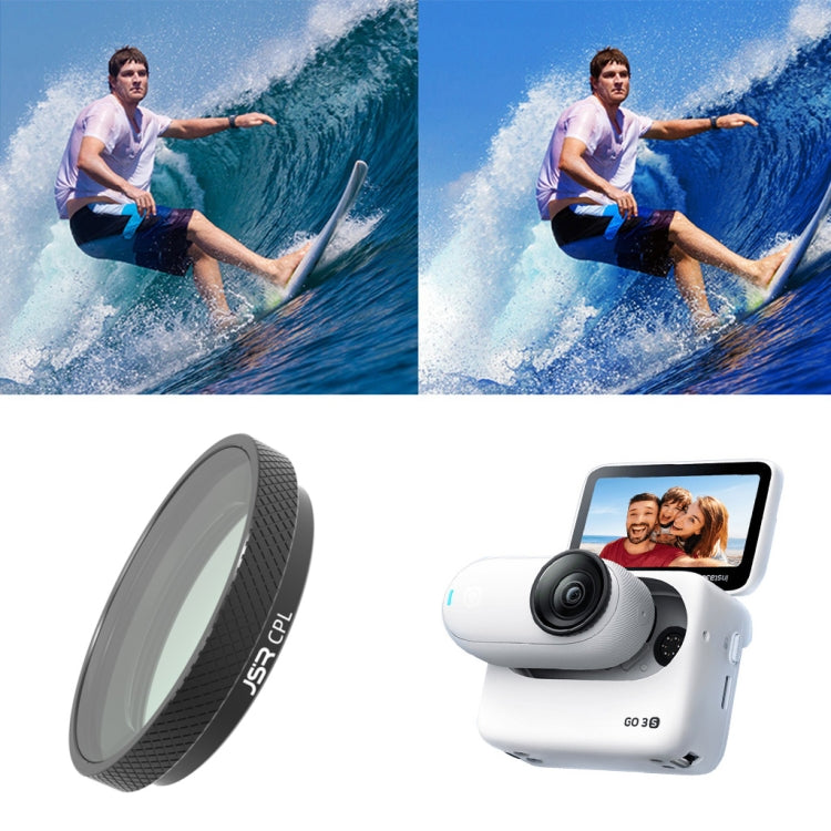For Insta360 GO 3S JUNESTAR Camera Lens Filter, Filter:CPL