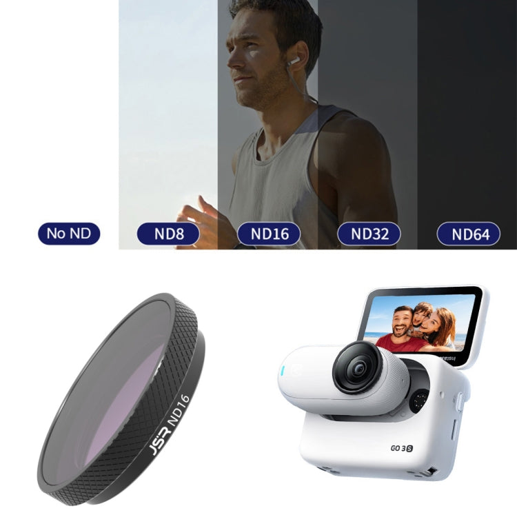 For Insta360 GO 3S JUNESTAR Camera Lens Filter, Filter:ND16