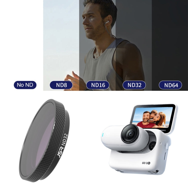 For Insta360 GO 3S JUNESTAR Camera Lens Filter, Filter:ND32