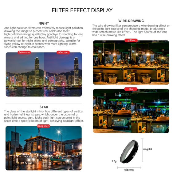 For Insta360 GO 3S JUNESTAR Camera Lens Filter, Filter:ND32