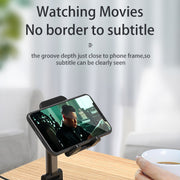 T6 2 in 1 Portable Folding Stand Wireless Charging, Style:Double Charge(White)