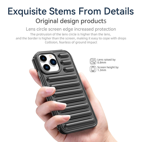 For iPhone 16 Plus Capsule Series Candy Color TPU Phone Case(Transparent)