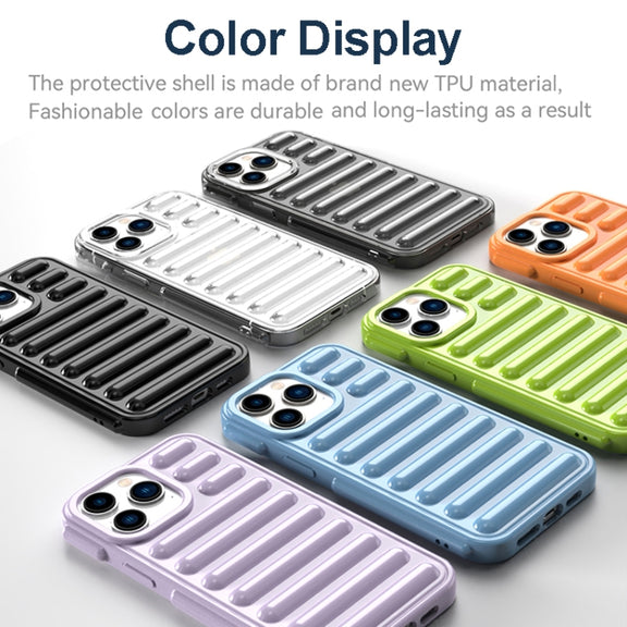 For iPhone 16e Capsule Series Candy Color TPU Phone Case(Transparent Grey)