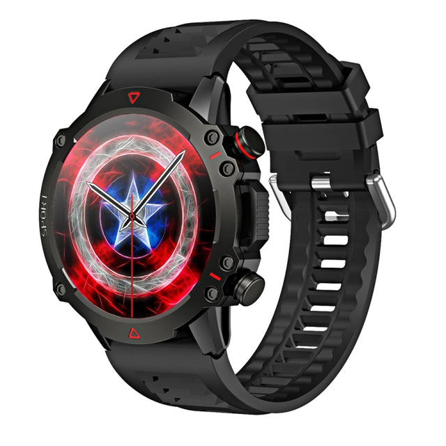 LEMFO TF10 Pro 1.53 inch BT5.2 IP67 Sport Smart Watch, Support Bluetooth Call / Sleep / Blood Oxygen / Heart Rate / Long Sitting Health Monitor(Black)