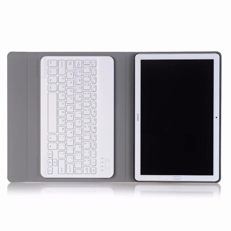 For Huawei MatePad T8 Ultra-thin Detachable Bluetooth Keyboard Leather Tablet Case with Stand & Sleep Function & Backlight(Gold)