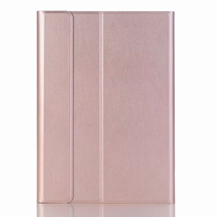 For Huawei MatePad T8 Ultra-thin Detachable Bluetooth Keyboard Leather Tablet Case with Stand & Sleep Function & Backlight(Rose Gold)