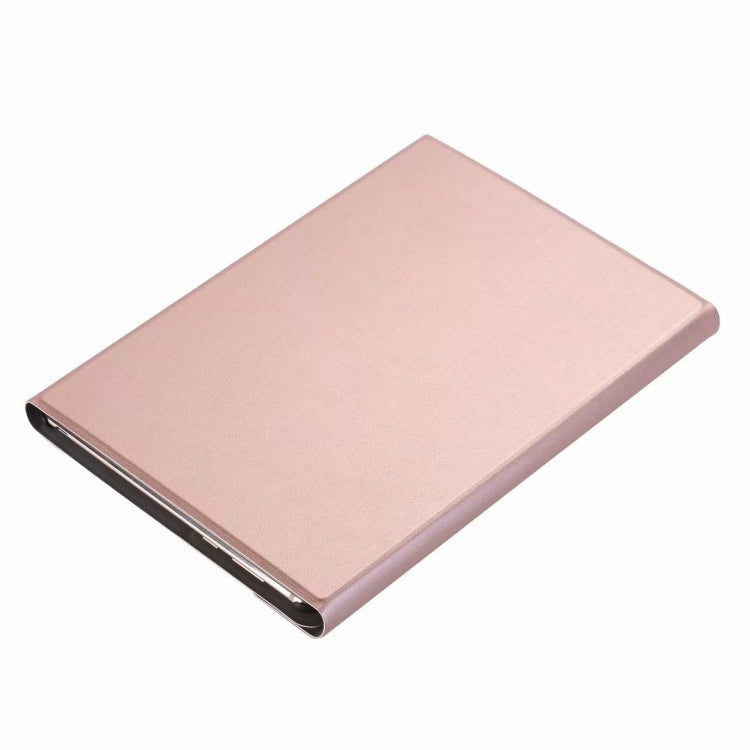 For Huawei MatePad T8 Ultra-thin Detachable Bluetooth Keyboard Leather Tablet Case with Stand & Sleep Function & Backlight(Rose Gold)