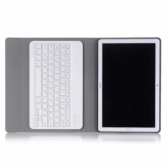 For Huawei MatePad T8 Ultra-thin Detachable Bluetooth Keyboard Leather Tablet Case with Stand & Sleep Function & Backlight(Rose Gold)