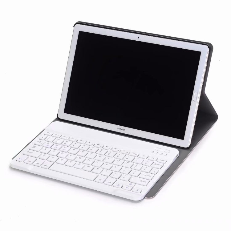 For Huawei MatePad T8 Ultra-thin Detachable Bluetooth Keyboard Leather Tablet Case with Stand & Sleep Function & Backlight(Rose Gold)