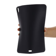 For iPad Air 13 2024 Pure Color Liquid Silicone Shockproof Tablet Case(Black)
