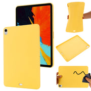 For iPad Air 13 2025 / 2024 Pure Color Liquid Silicone Shockproof Tablet Case(Yellow)