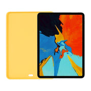 For iPad Air 13 2025 / 2024 Pure Color Liquid Silicone Shockproof Tablet Case(Yellow)