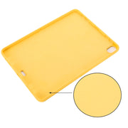For iPad Air 13 2025 / 2024 Pure Color Liquid Silicone Shockproof Tablet Case(Yellow)
