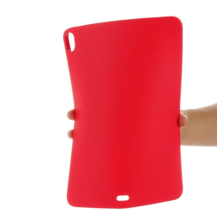 For iPad Air 13 2025 / 2024 Pure Color Liquid Silicone Shockproof Tablet Case(Red)